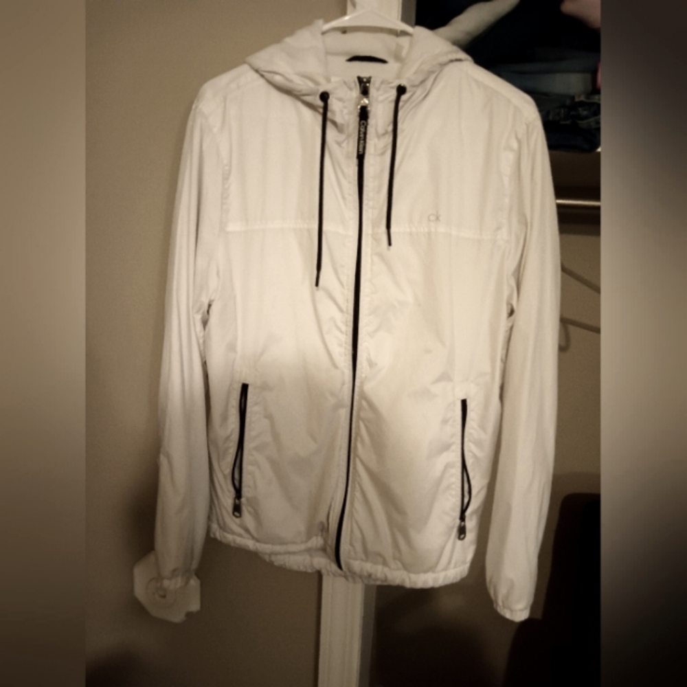 Sold! Women's White Calvin Klein Jacket Size Small NWOT